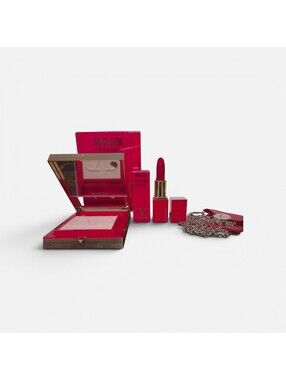 Valentino Go-Clutch Compact Very Light 01 & Rosso Valentino Minirosso Satin 22R